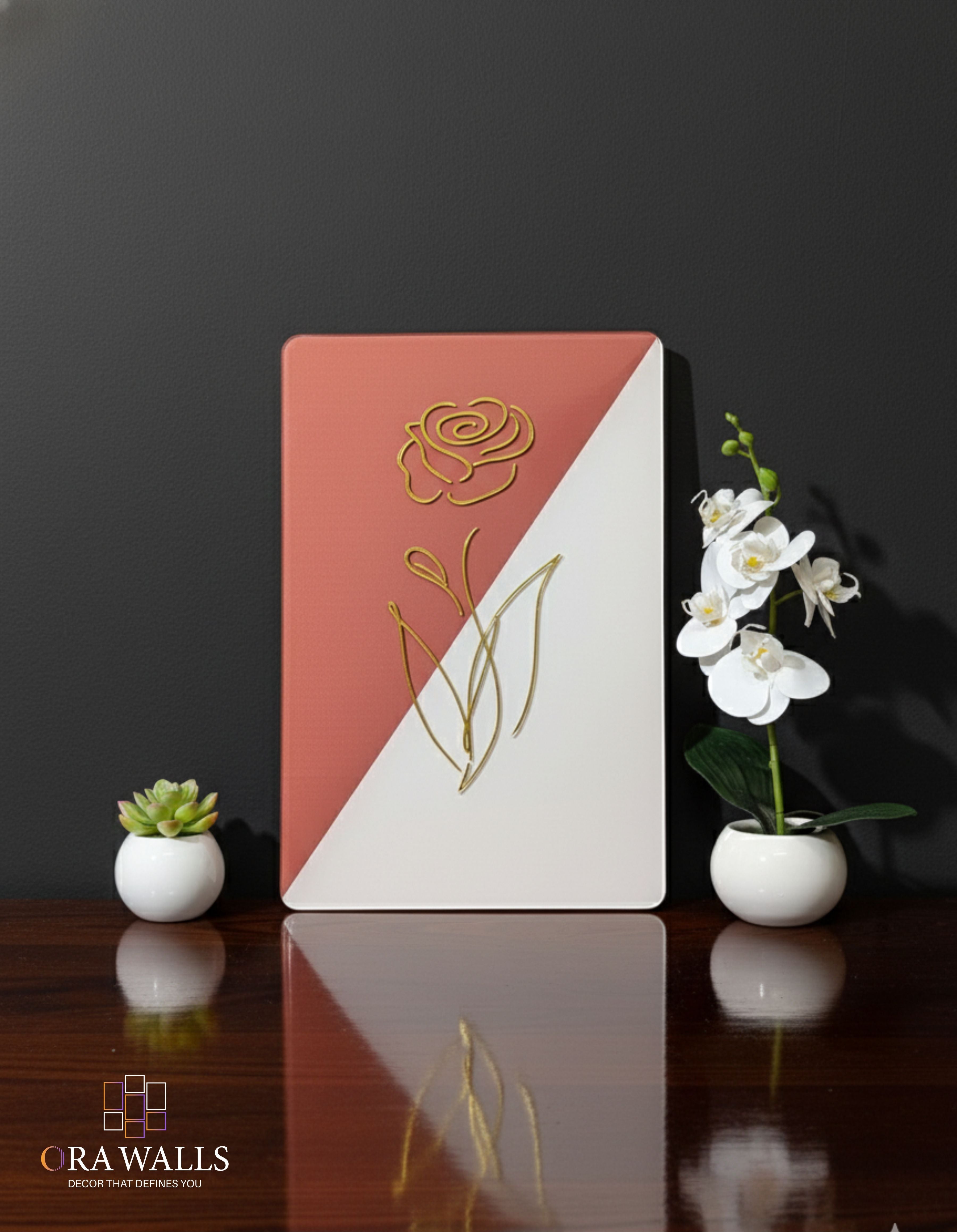 Gold Petal – Minimalist Art